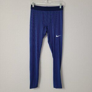 NEW Nike Pro Elite Made In USA Running Tights AO8491-000 Size M Blue